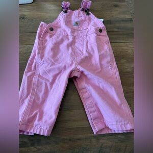 Carhartt Kids Overalls in Soft Pink
